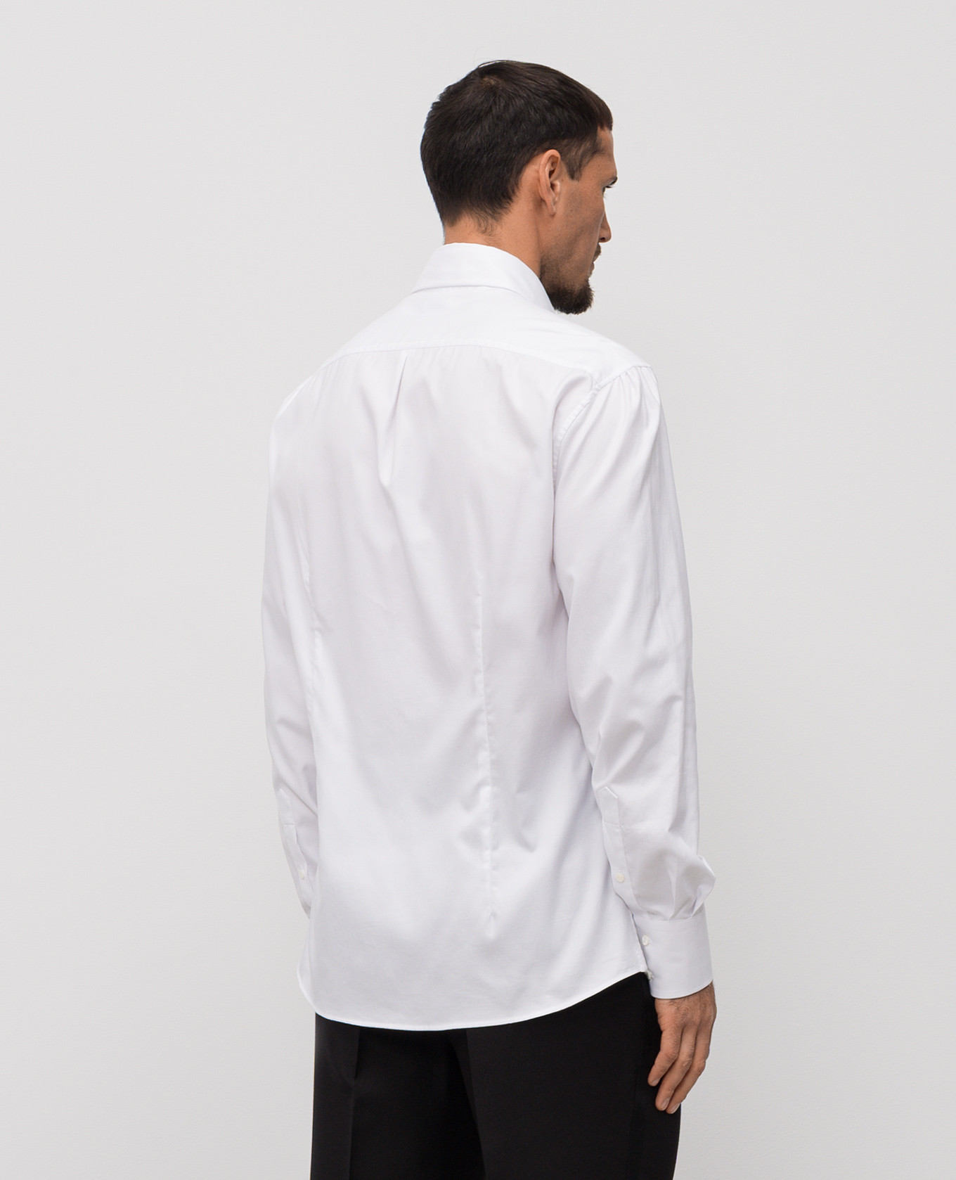 White cotton shirt Brunello Cucinelli 4