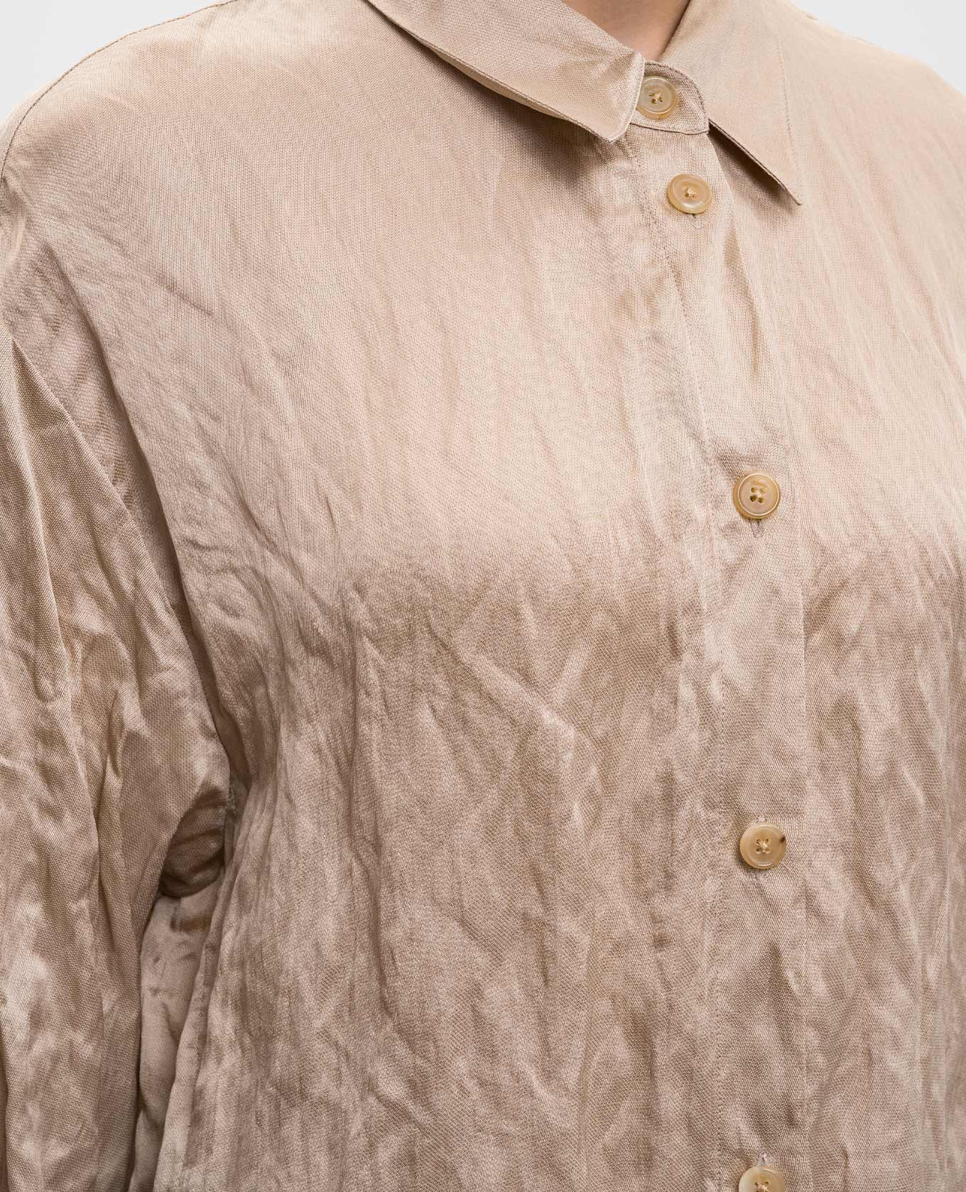 

Beige Goya shirt with a reaper effect Khaite
