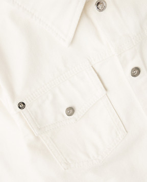 Versace Children's white denim shirt 10229311A16917