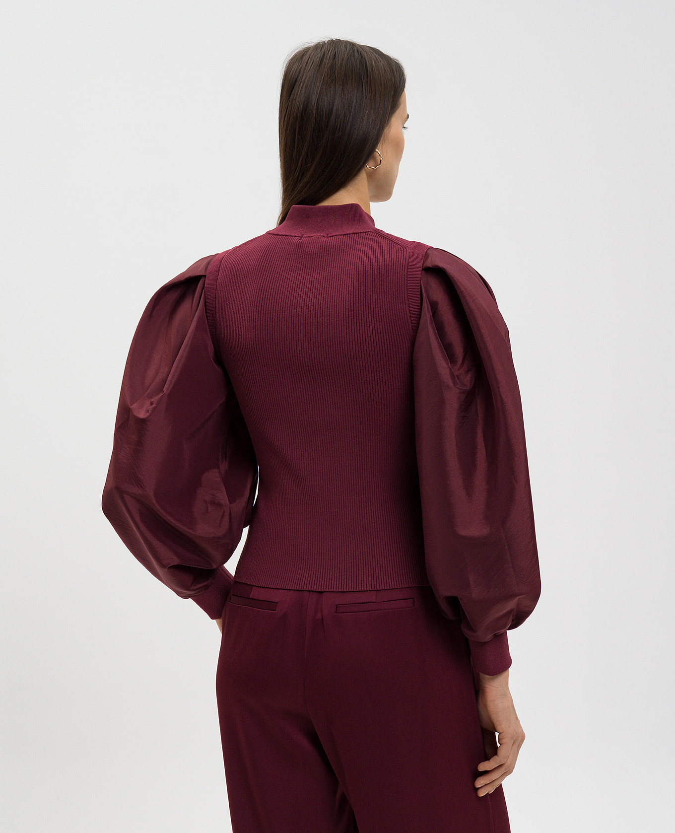 Jackie burgundy top Simkhai 4