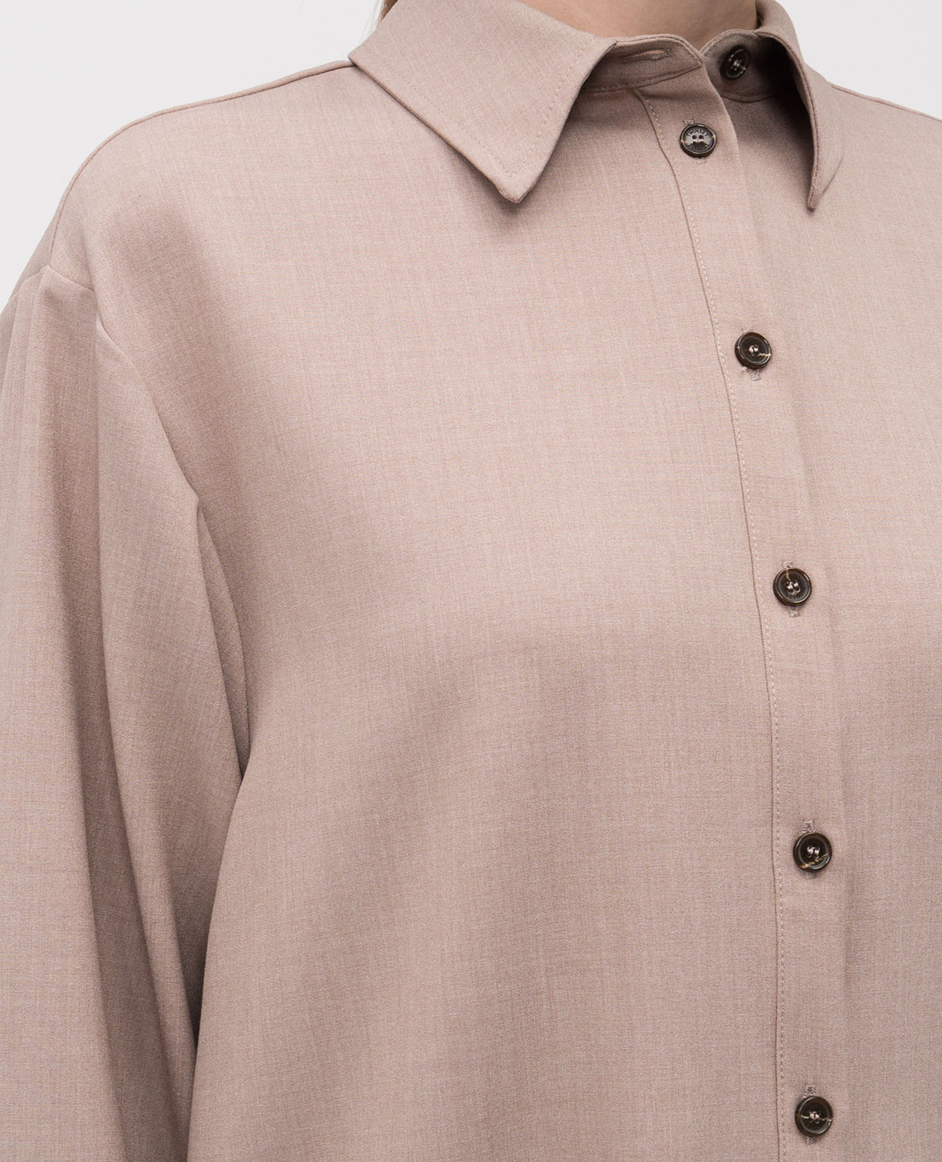 

Beige shirt with logo Twinset