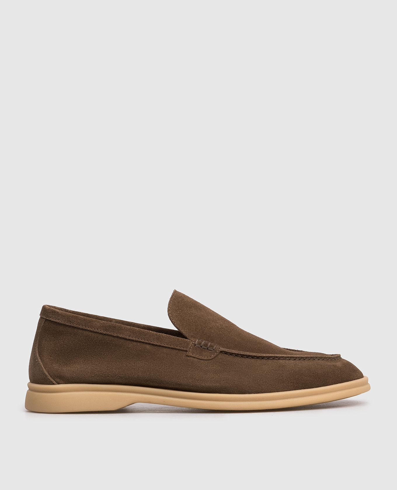 FELIX brown suede loafers