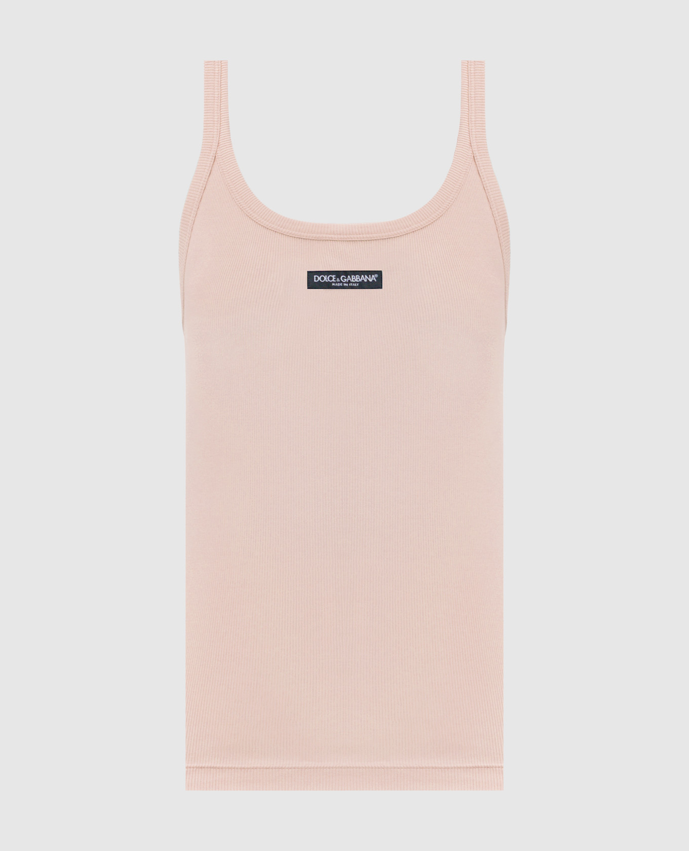 

Pink ribbed T-shirt Dolce&Gabbana