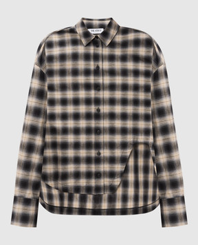 The Attico Beige checkered shirt 261WCH00004CCC146AA