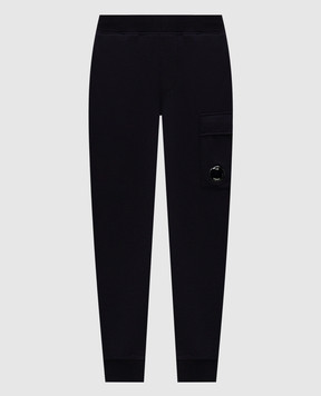 C.P. Company Blue joggers with patch MSP717A005086W