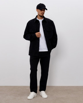 Balmain Set of T-shirts with logo patch HH1EG000BD72