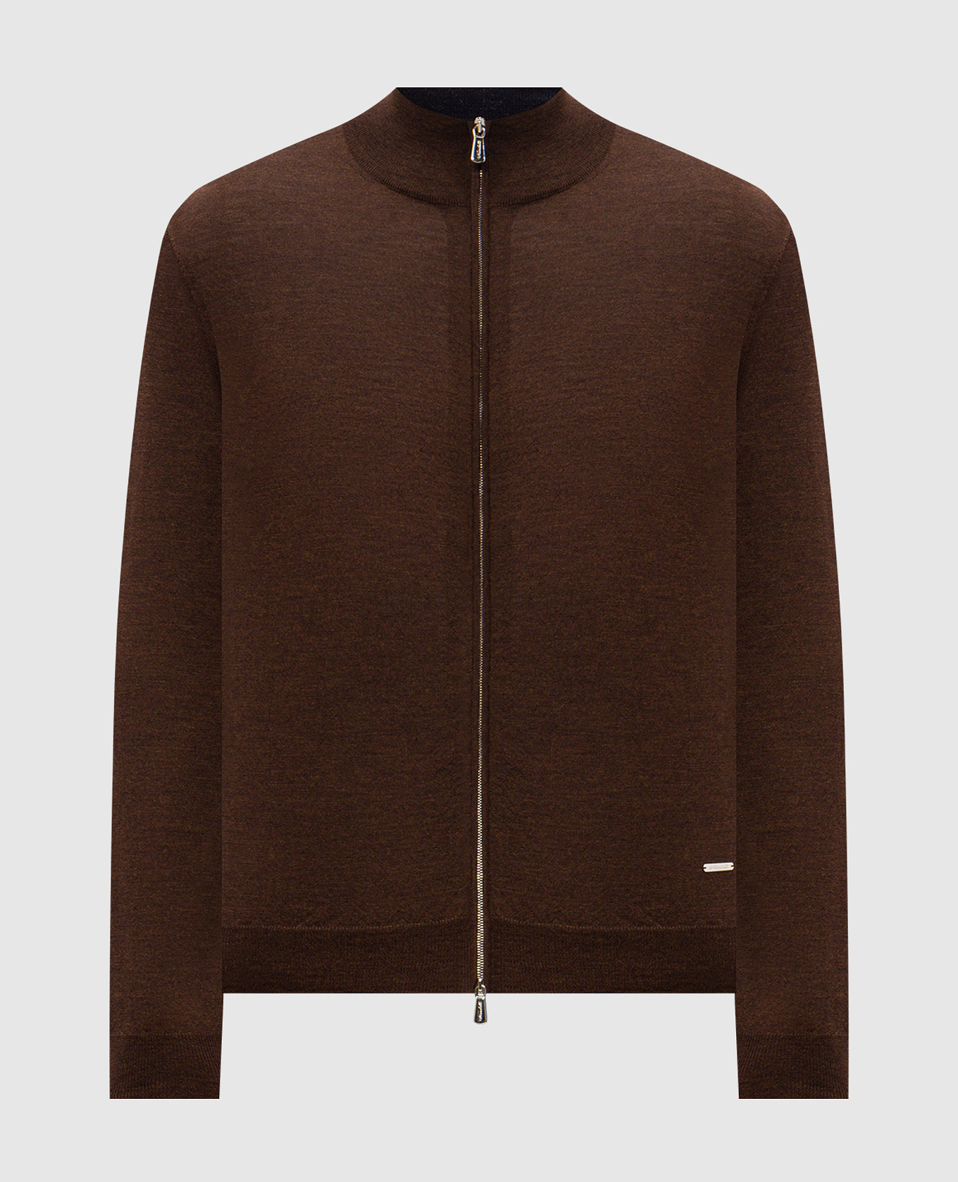 Brown wool cardigan