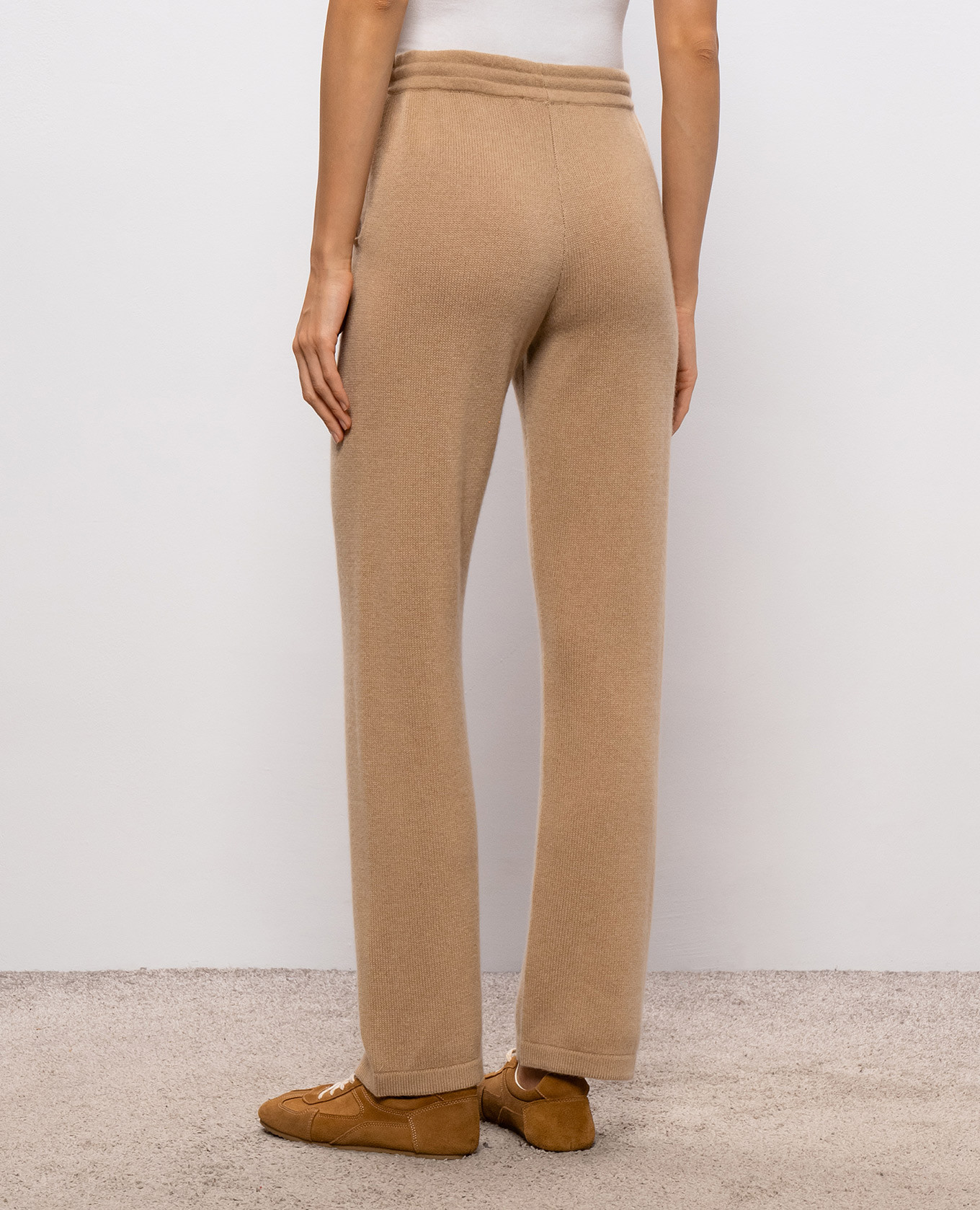 Ivana brown cashmere and wool pants Sporty & Rich 4