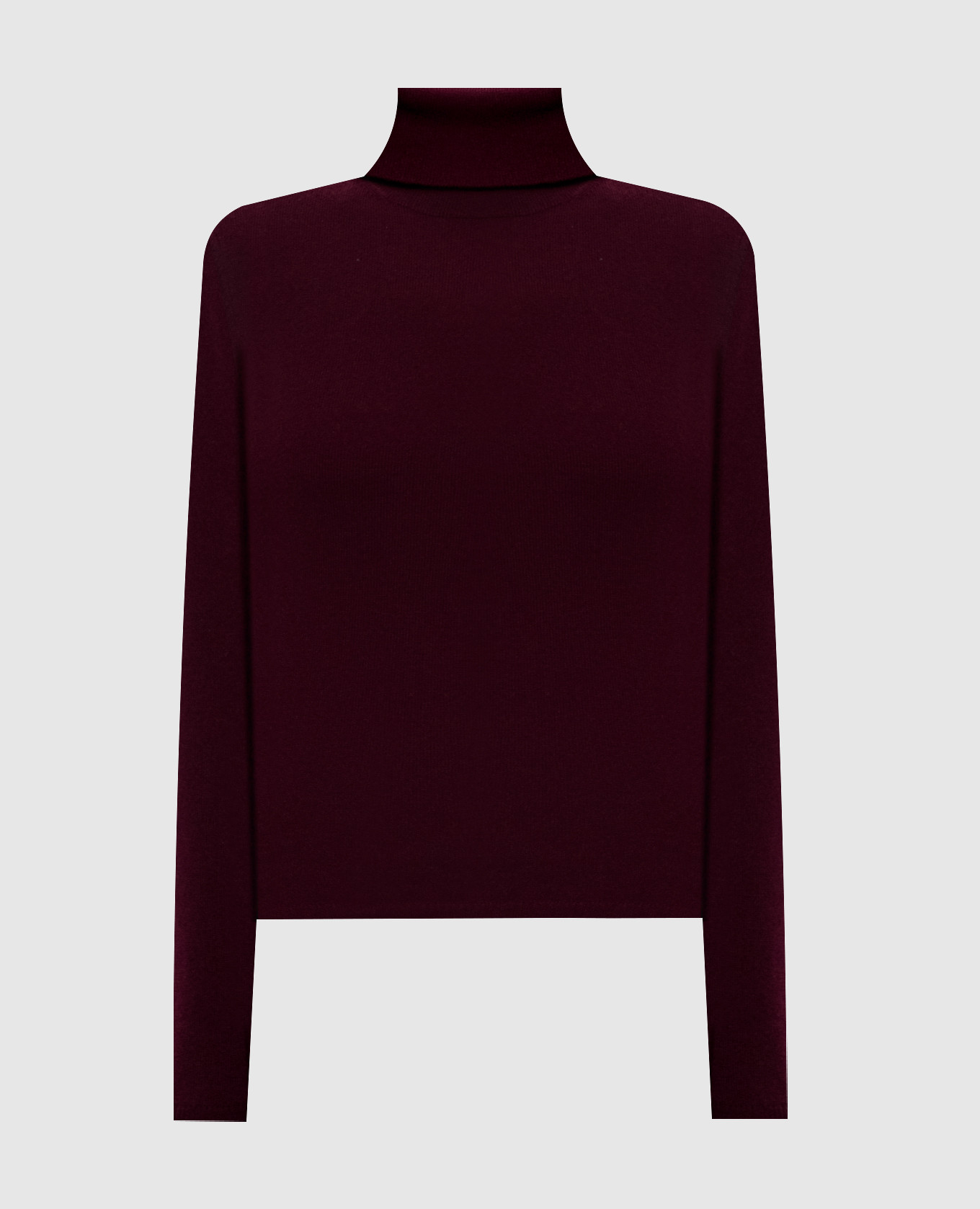 Burgundy cashmere turtleneck