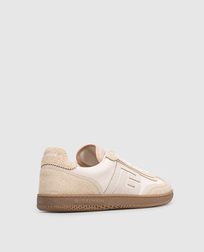 Balmain Beige combination sneakers Swan GM0VI422TNAV