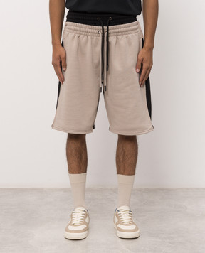 Off-White Black shorts with layering effect 44MCI01CF26F001