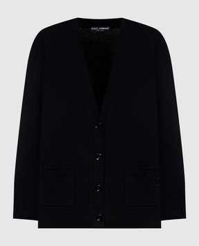 Dolce&Gabbana Black wool cardigan FXVDHZJDVGL