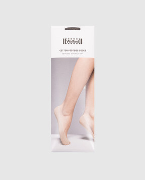 Wolford Beige Seamless Footprint Socks 41531