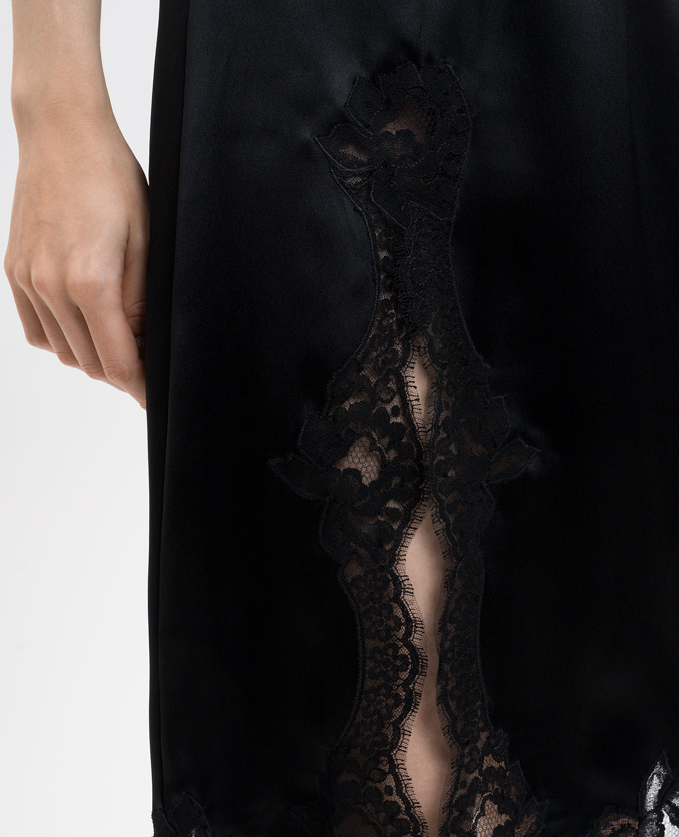 

Black skirt with silk Dolce&Gabbana