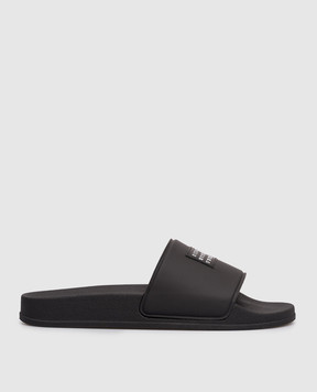 Maison Margiela MM6 Children's black sliders 824352935