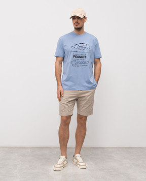 Iceberg Blue T-shirt with print F0446325