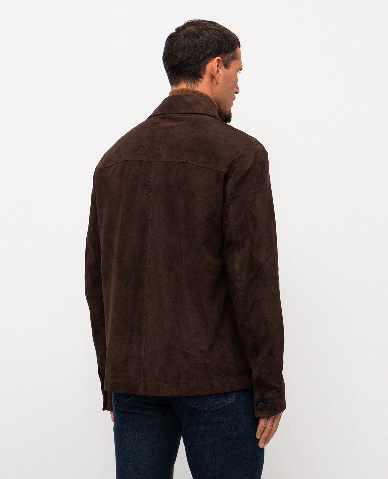 

Brown suede jacket Stilnology