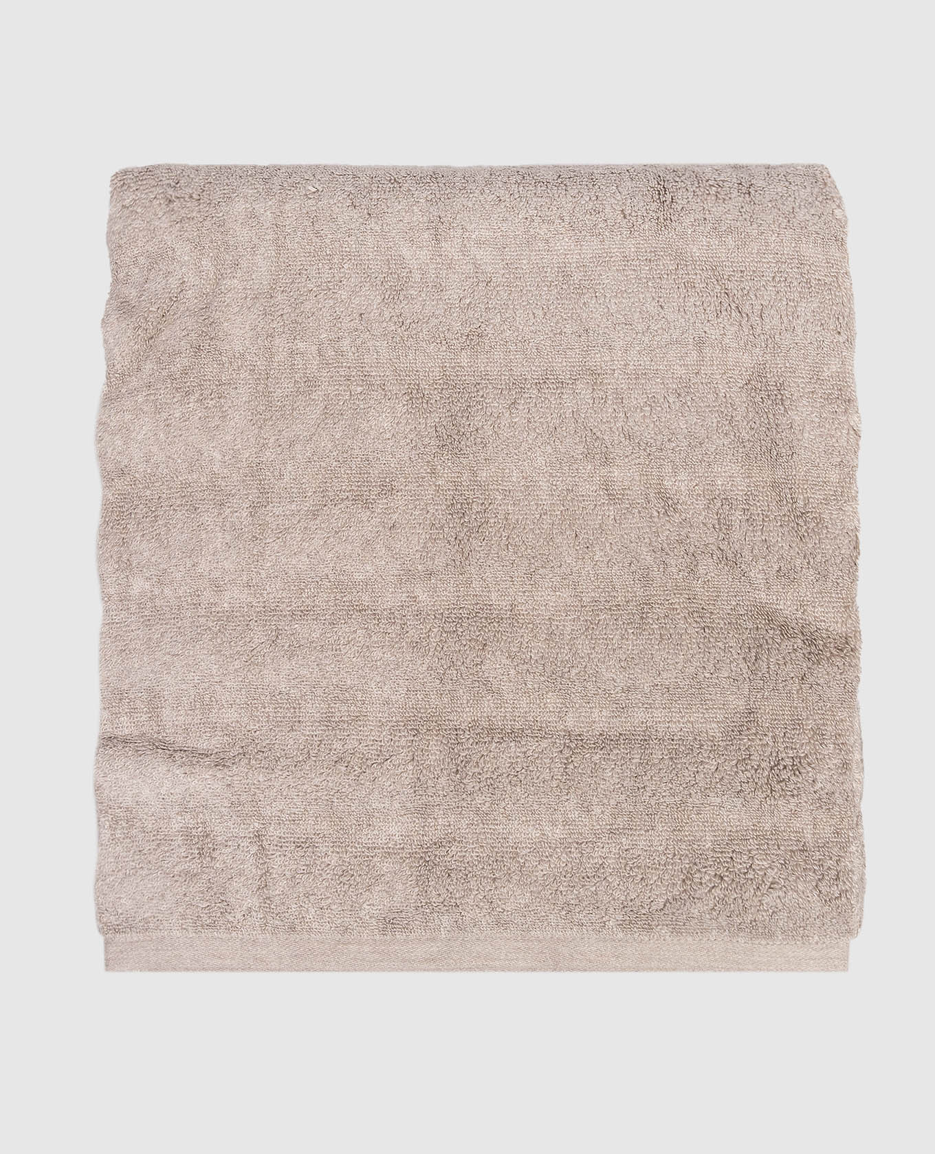 

Beige terry body towel ASH RIBBED Hamam