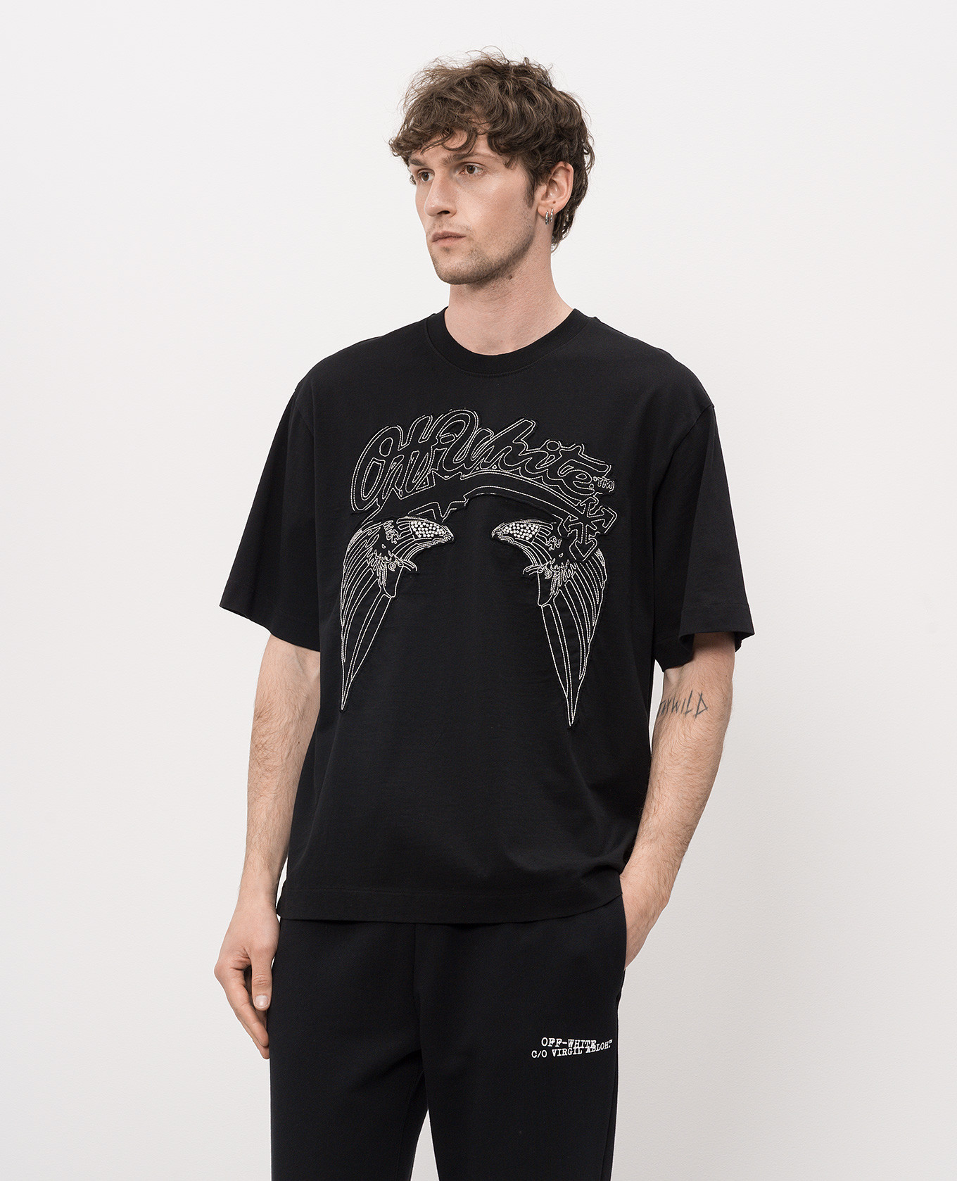 

Black Skyline T-shirt Off-White