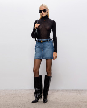 Versace Blue denim skirt 10267471A19189