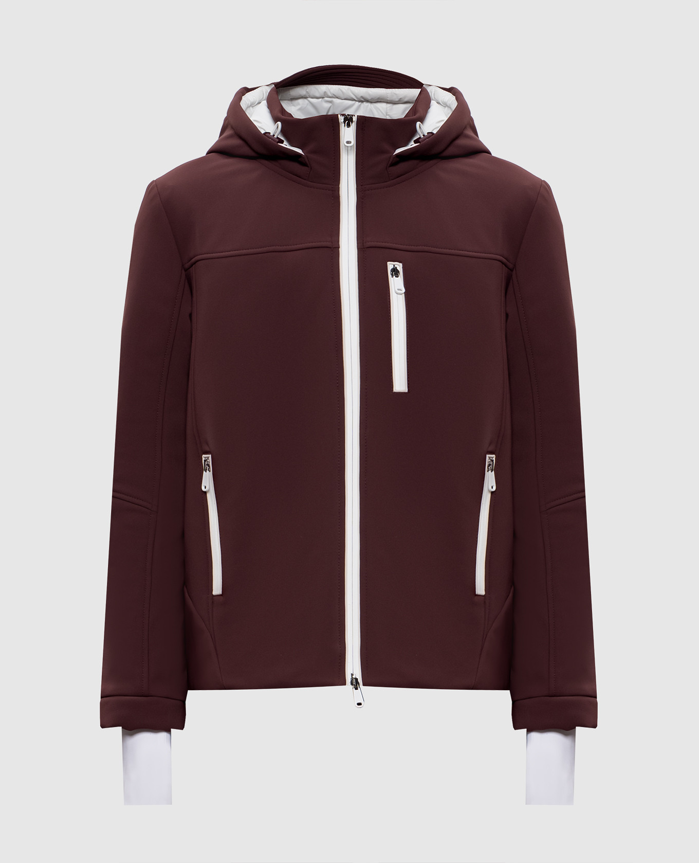 

Burgundy ski jacket Brunello Cucinelli