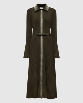 Simkhai Ismelle green ribbed midi dress 5261027K
