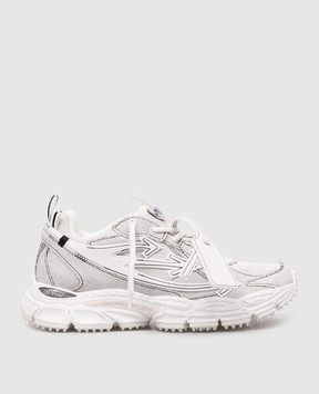 Off-White Denim Be Right Back White Sneakers with Logo OWIA289Z26DEN001