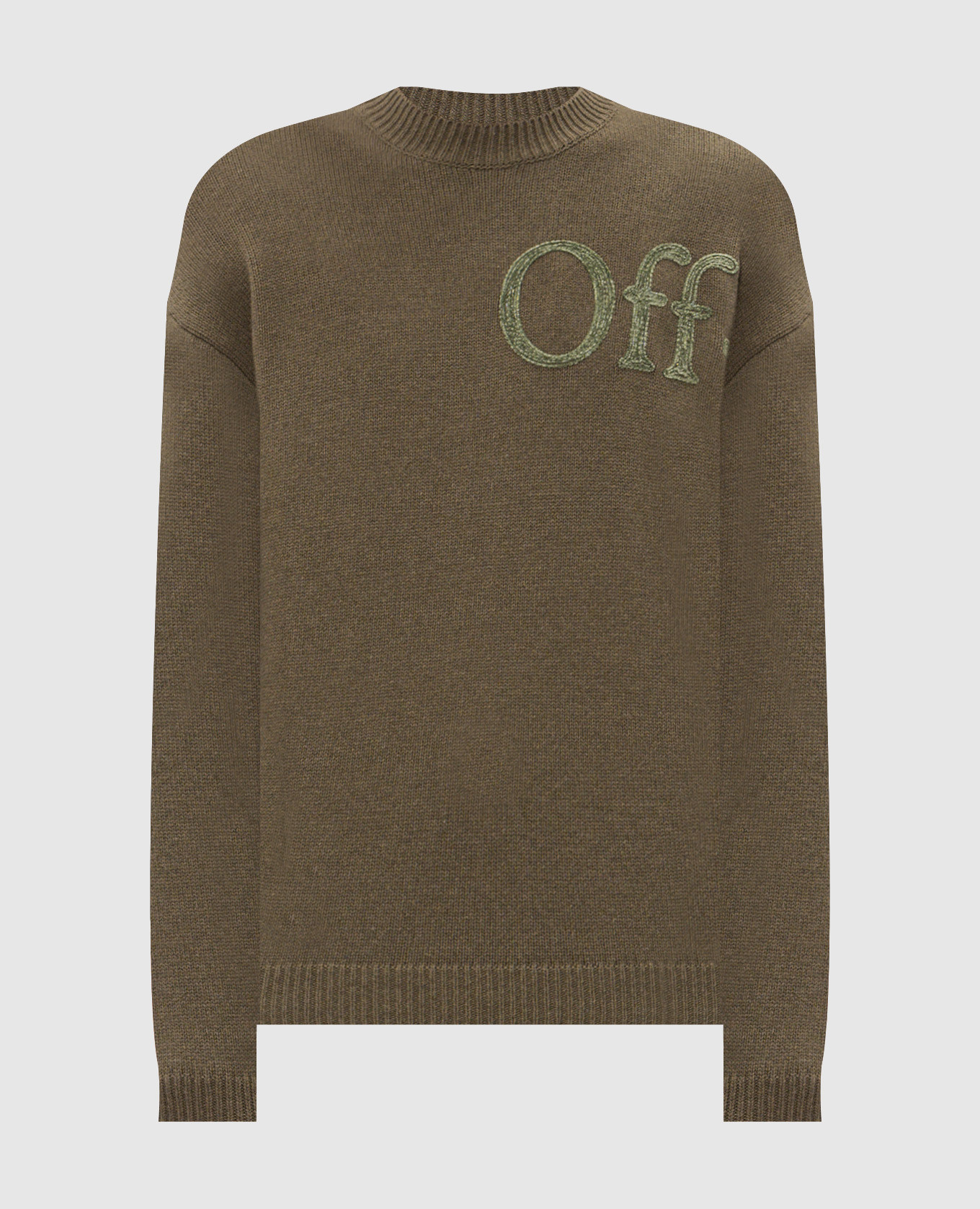 Khaki wool sweater