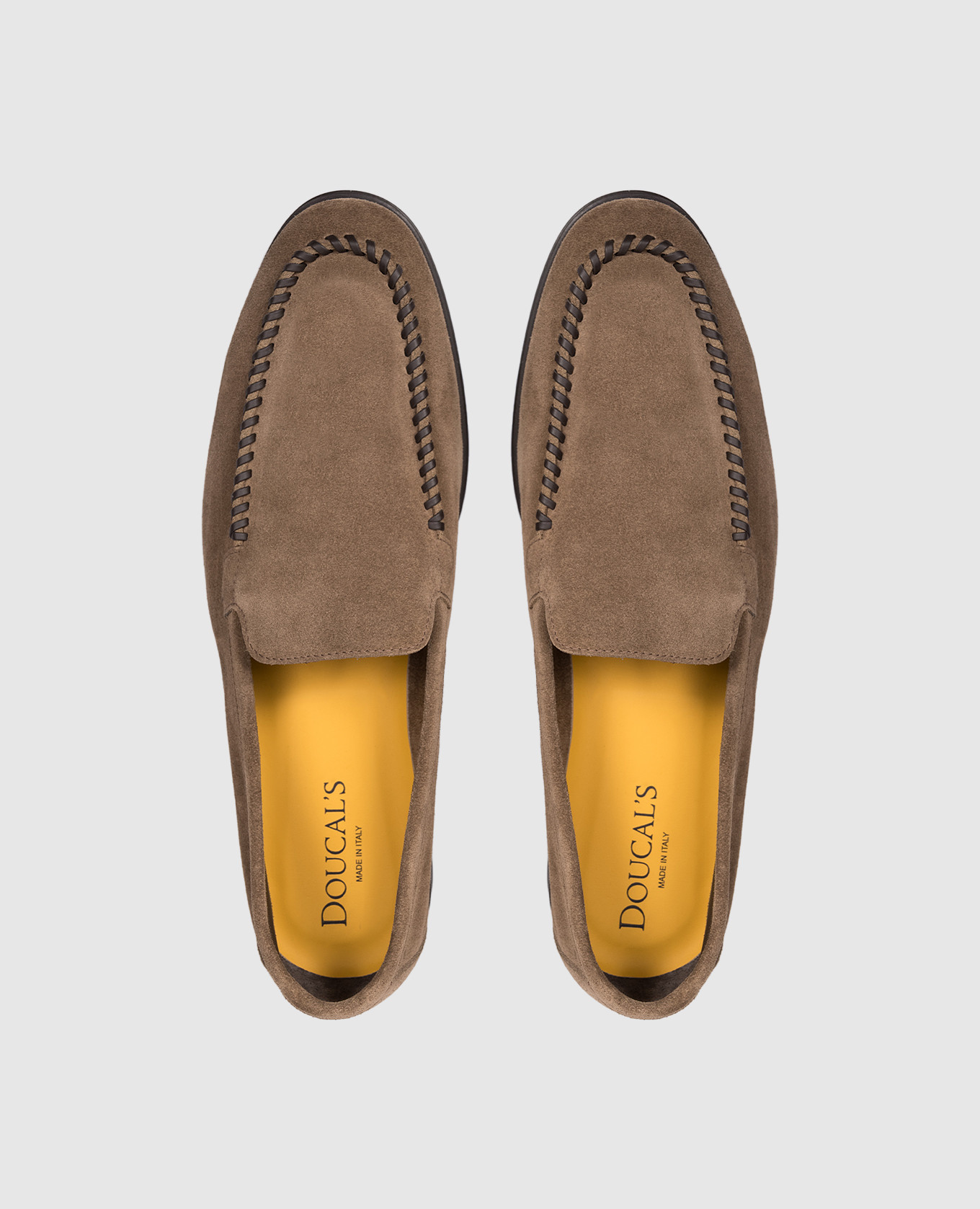 Brown suede loafers Doucal's 4