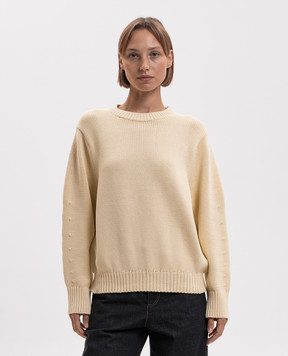 Toteme Yellow cotton sweater 263WRT0851YA0294