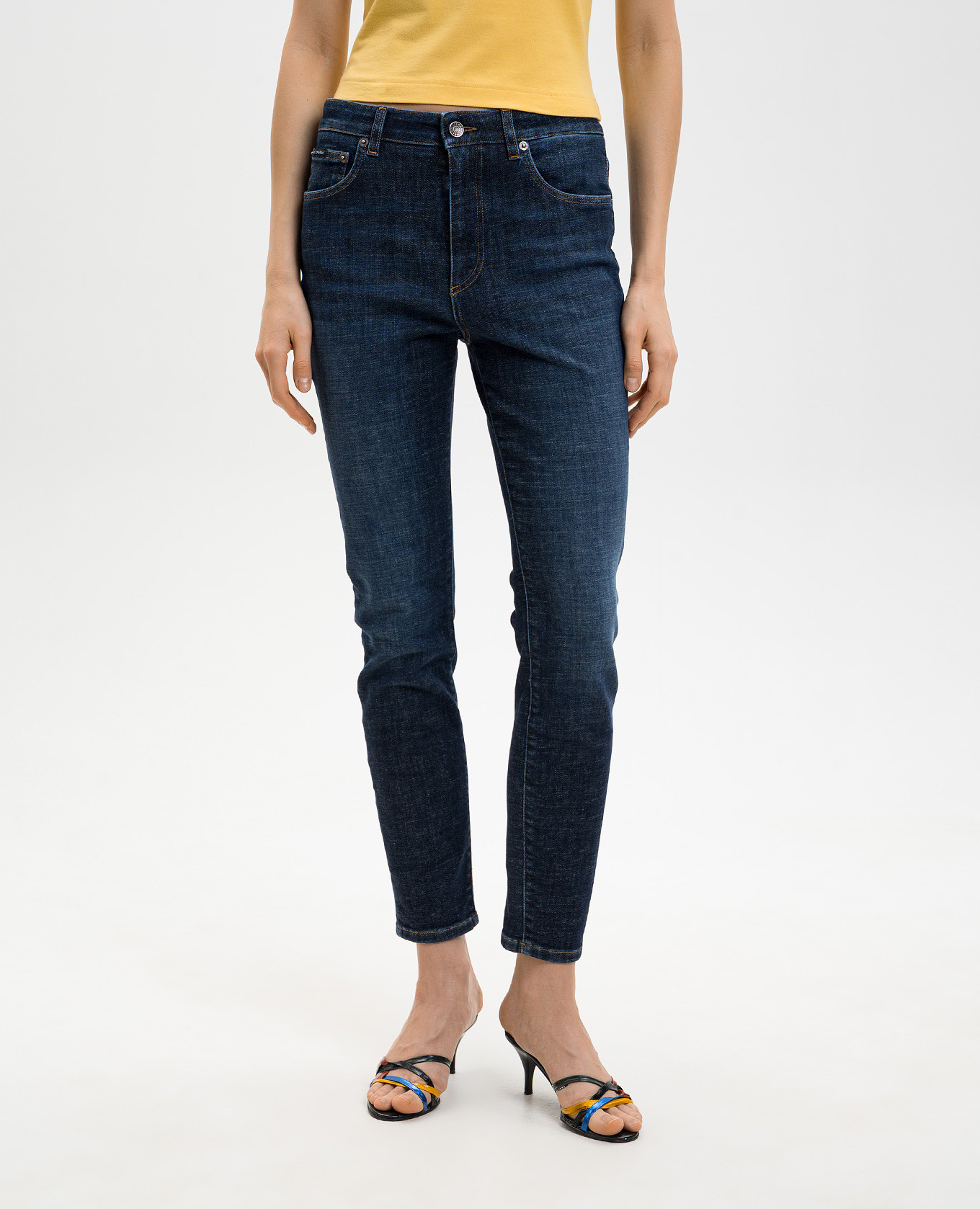 

Blue jeans with a worn effect Dolce&Gabbana