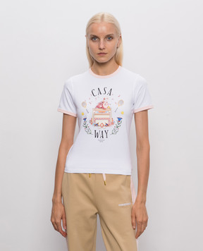Casablanca Casa Way white t-shirt WPF26JTS04901
