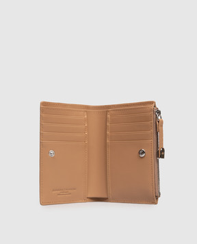 Gianni Chiarini Beige leather wallet with logo PF6003TKL