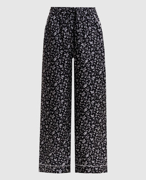 Dolce&Gabbana Black silk pajama pants FTDL4TIS1X1