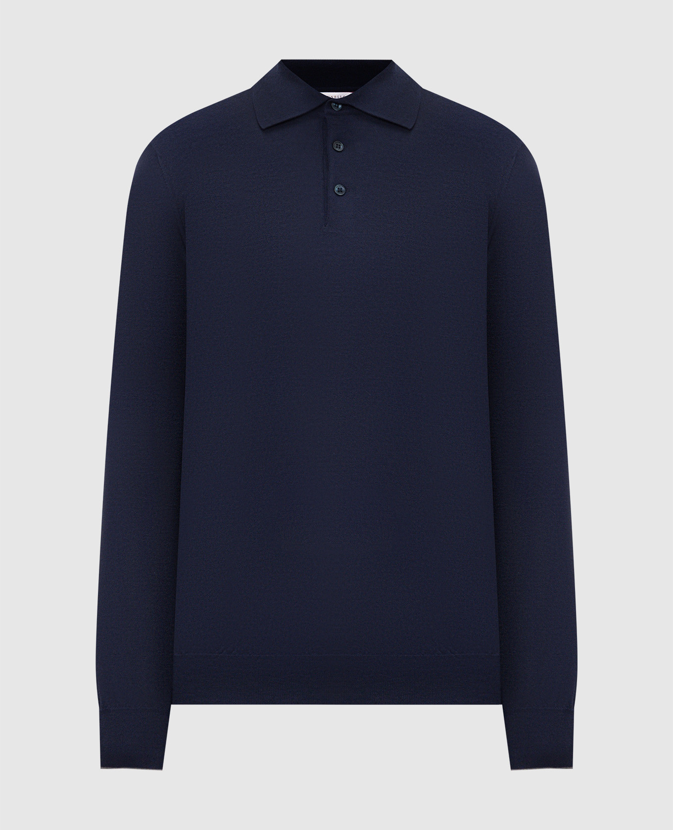 Blue wool and cashmere cardigan