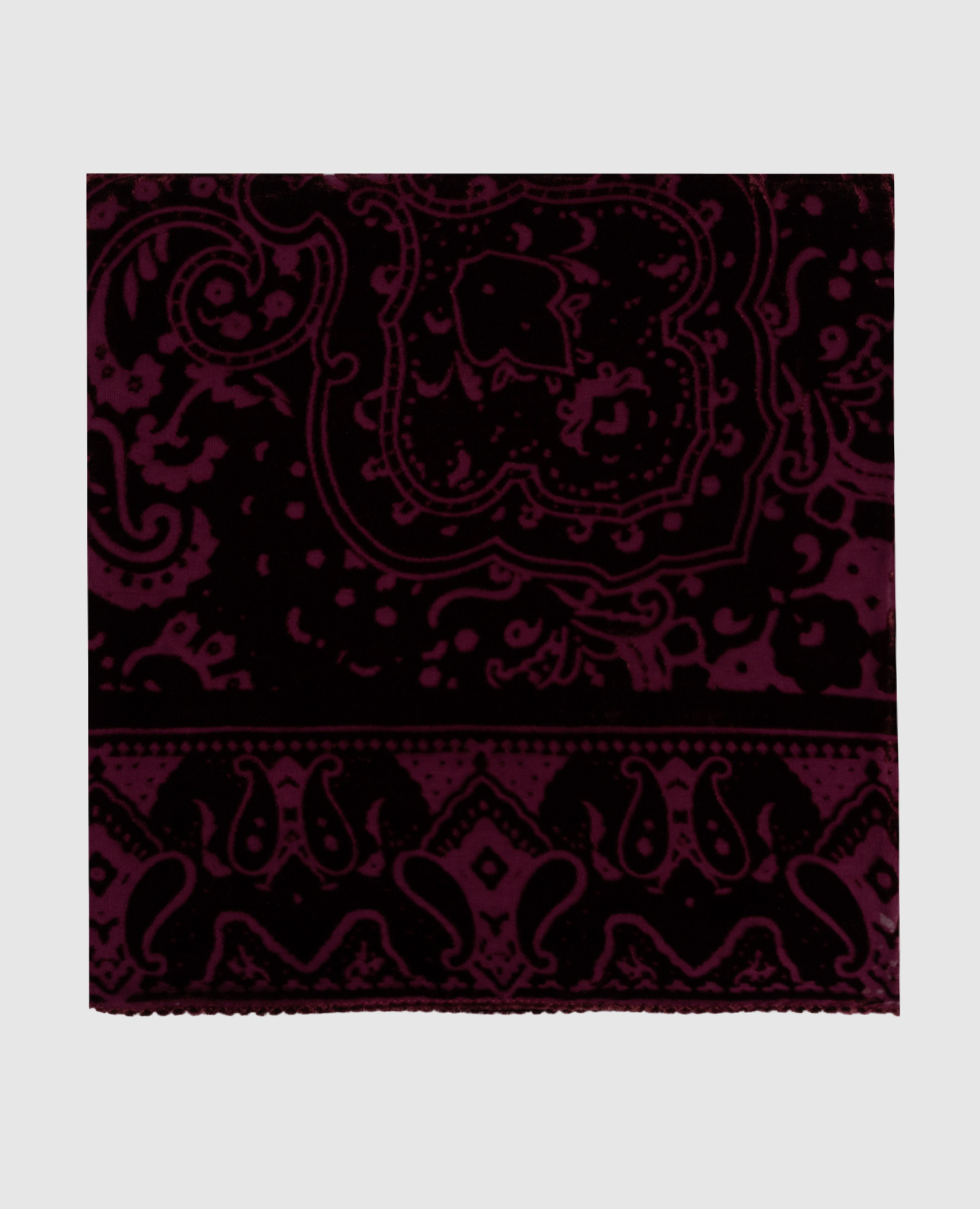 

Burgundy patterned scarf Etro