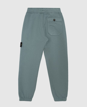 Stone Island Children's blue sports pants L2S166200003S0A201012