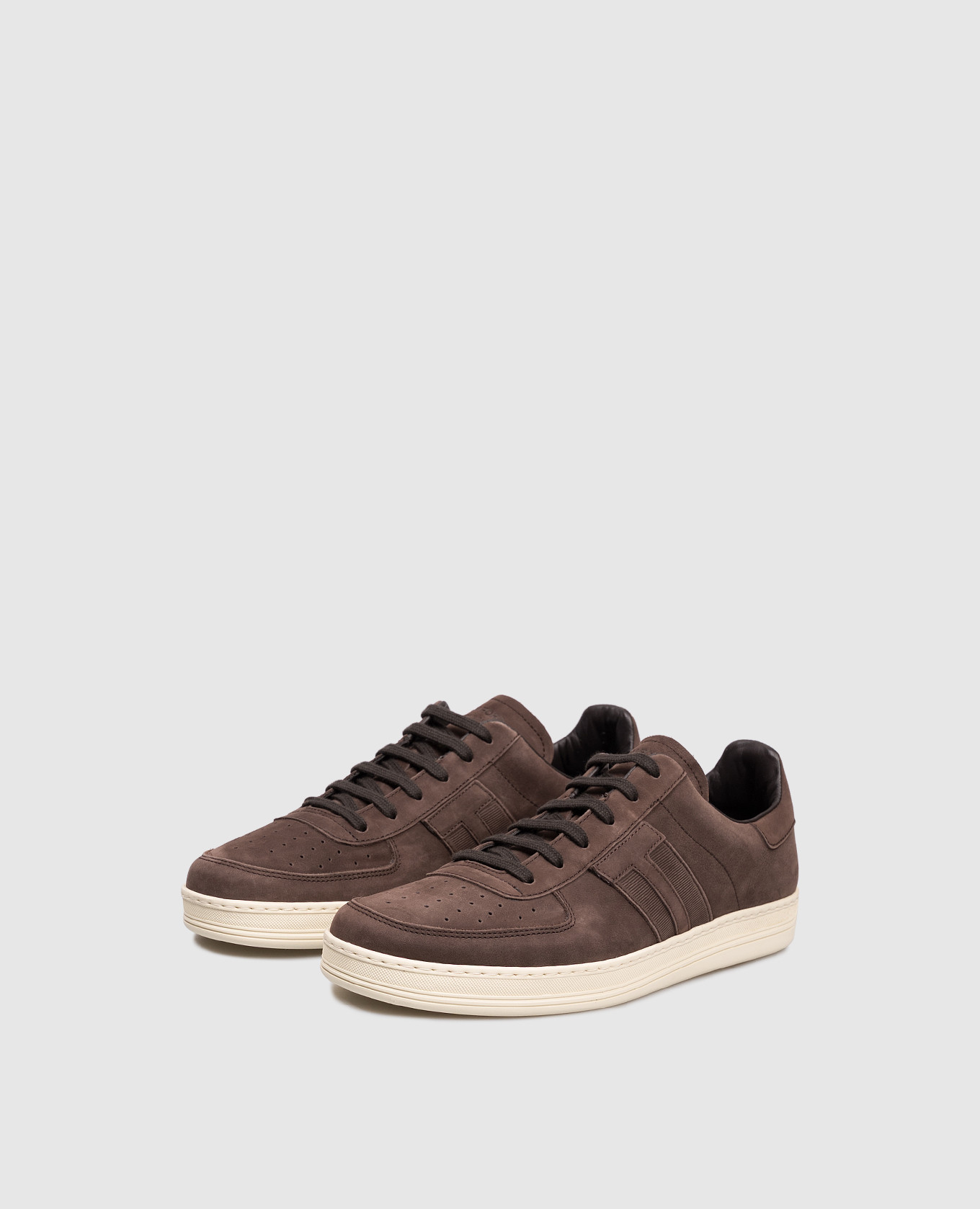 

Brown nubuck sneakers Tom Ford