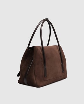 Tom Ford Brown suede bag ECLIPSE L1922LCL068P
