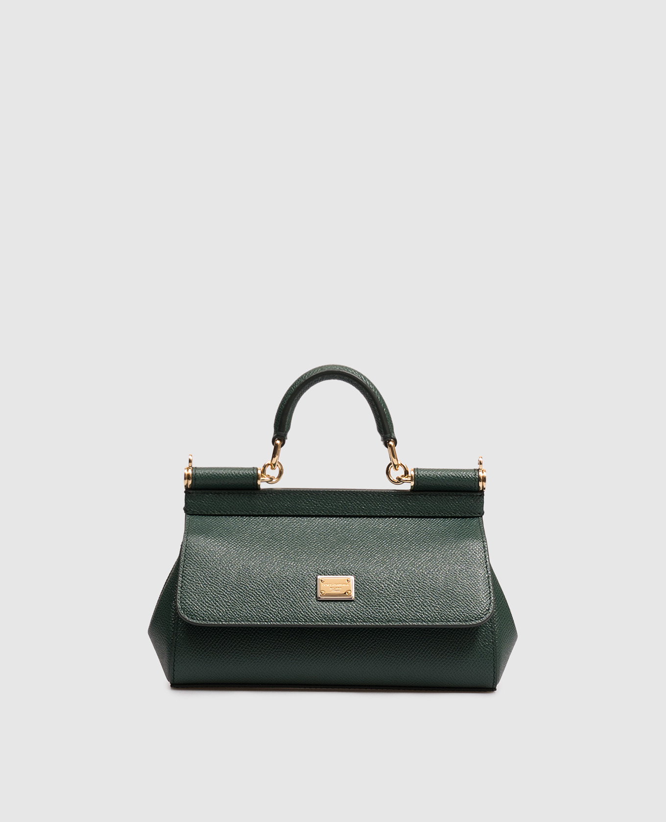 Sicily green leather mini bag