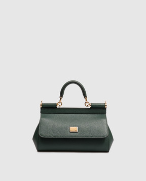 Dolce&Gabbana Sicily green leather mini bag BB7116B1001