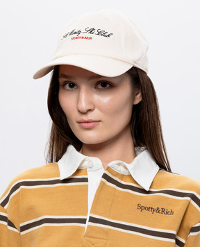 Sporty & Rich Beige cap with logo embroidery AC04082280CR01