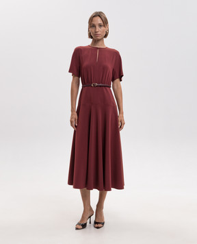 Max Mara Burgundy midi dress ZORRO MSTZORRO