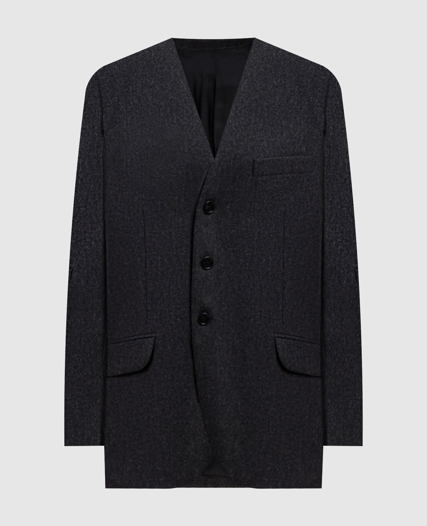 Gray wool jacket