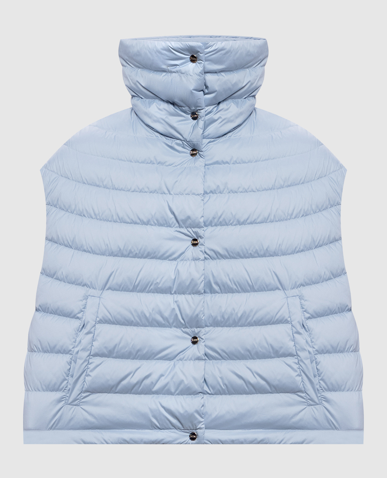 

Blue quilted down vest Herno, Light blue