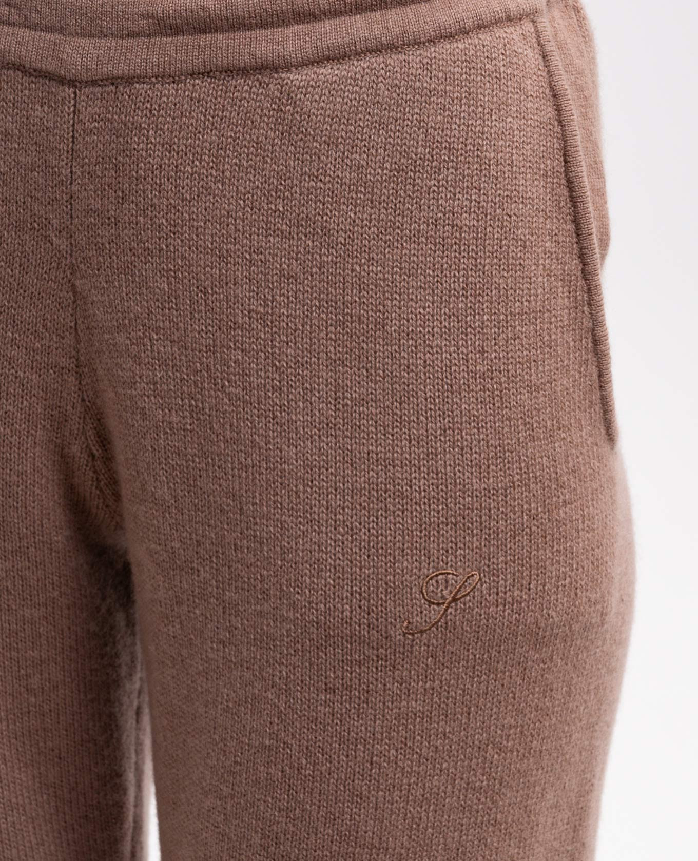 Beige cashmere and wool pants Sporty & Rich 5