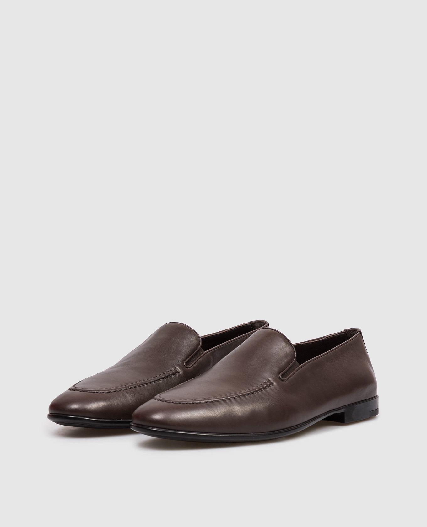 

Brown leather loafers Stefano Ricci
