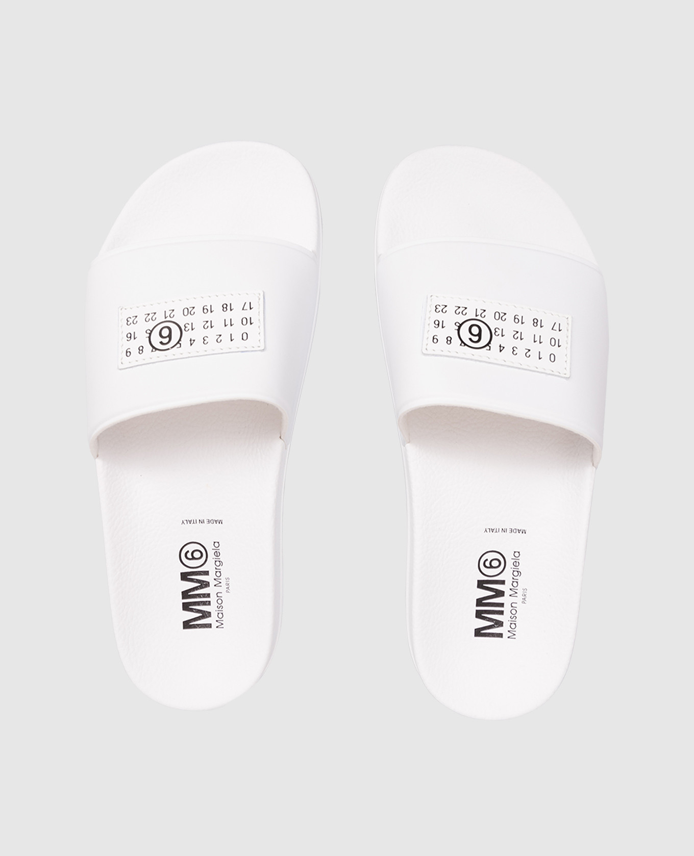 

Children's white sliders Maison Margiela MM6