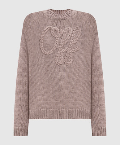Beige wool sweater