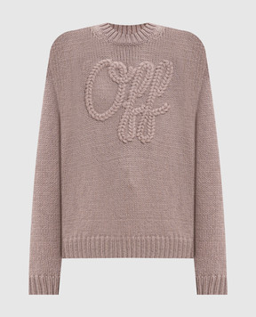 Off-White Beige wool sweater 2FE00529T